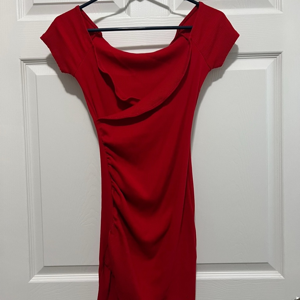 Elegant Red Women's Dress